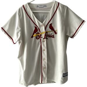 Yadier Molina St. Louis Cardinals MLB Majestic Cool Base Youth 2XL Button Jersey